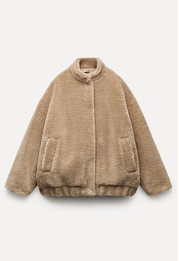 s Beden Zara Bej Teddy Peluş Kaban
