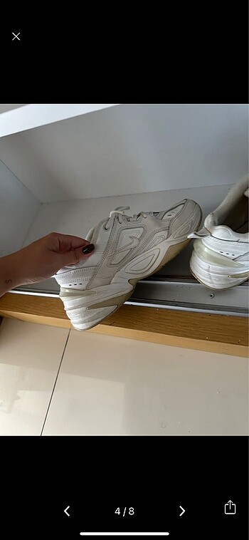 38 Beden beyaz Renk Nike M2K Tekno