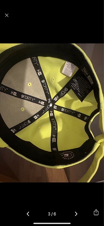  Beden New Era Neon Sarı Şapka