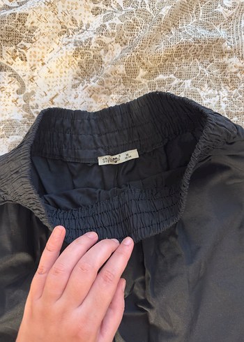 Siyah Kadın Mini Şort - Görsel 2