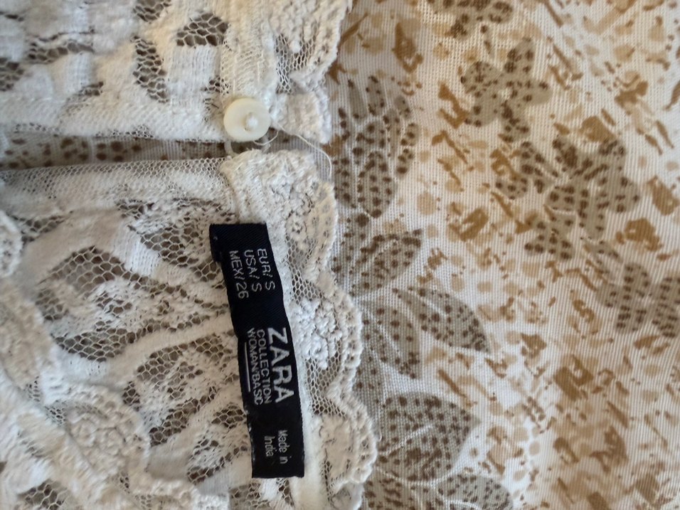 Dantel Detaylı Beyaz Uzun Kollu üst - Görsel 3