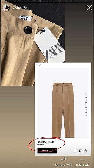 Zara Zara pantolon