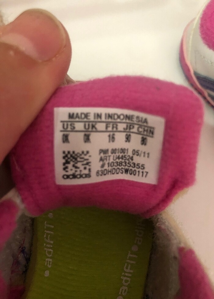 Adidas kız bebek ayakkabı - Görsel 4