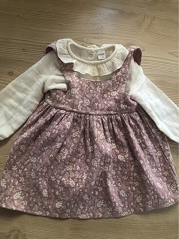 Kanz Kız bebek elbise pembe