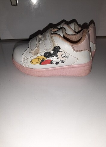 20 Beden beyaz Renk Minnie mouse spor ayakkabı