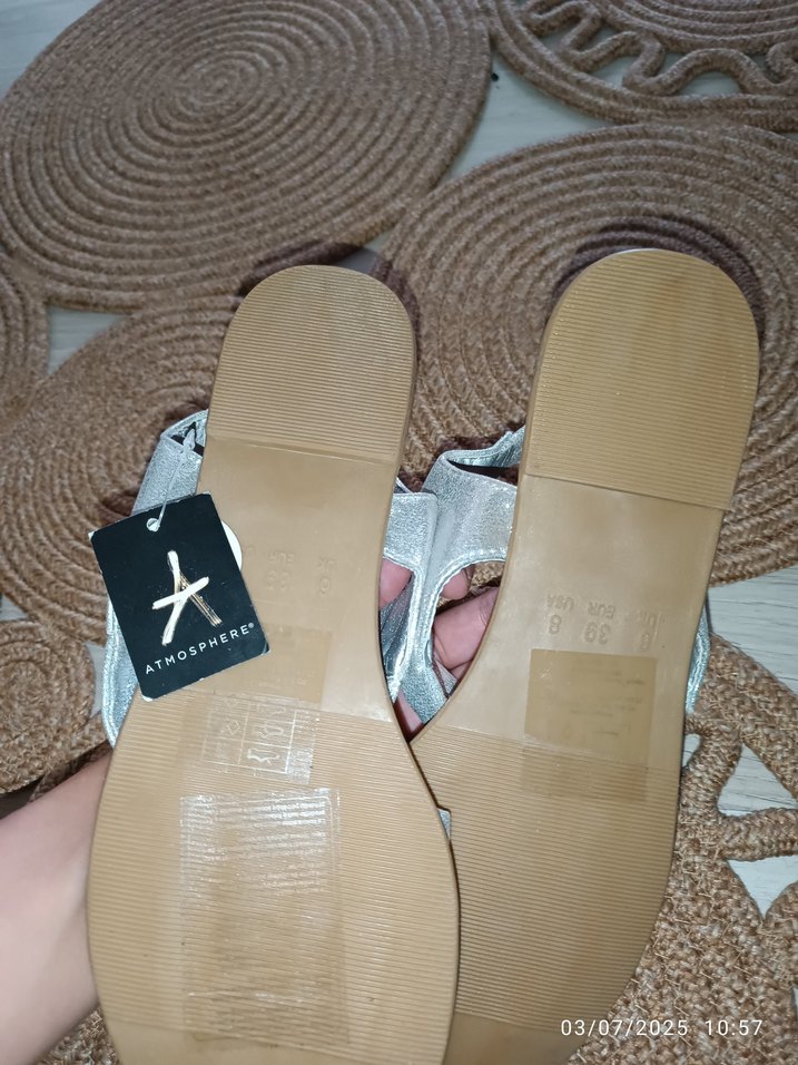 Gri Kadın Sandalet - Görsel 4