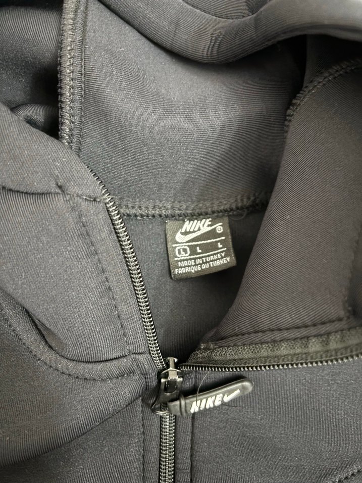 Siyah Fermuarlı Kapüşonlu Erkek Sweatshirt - Görsel 4