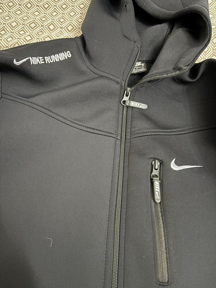 Siyah Fermuarlı Kapüşonlu Erkek Sweatshirt - Görsel 3