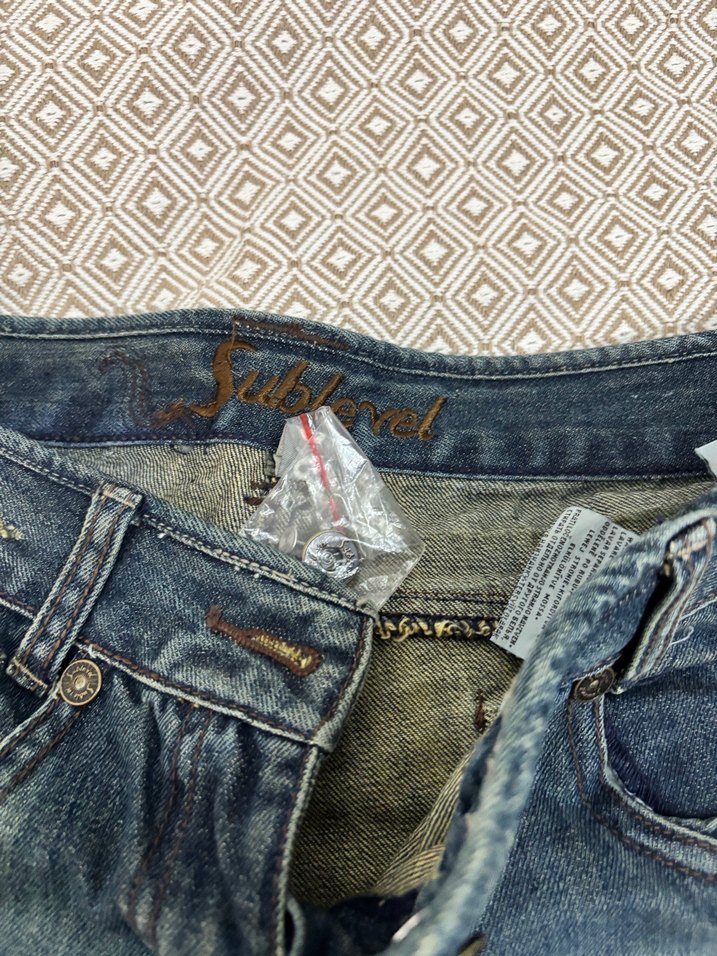 Dar kesim Kot Şort - Görsel 2