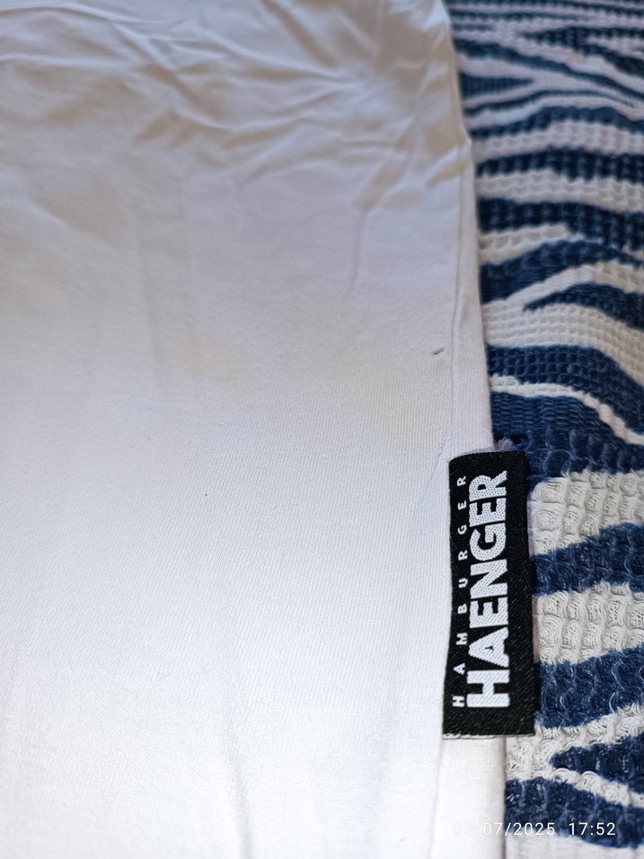 Baskılı Beyaz Pamuklu Kısa Kollu - Görsel 3