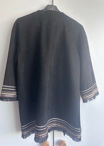 Zara Zara Püsküllü Kadın Süet Ceket