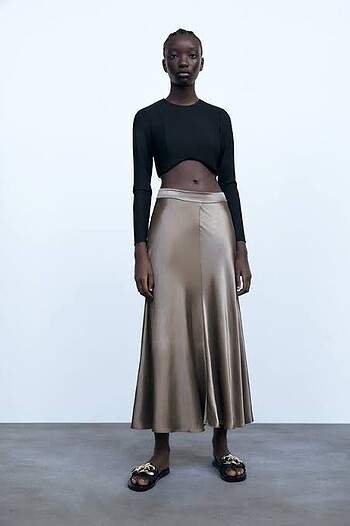 Zara Zara crop bluz