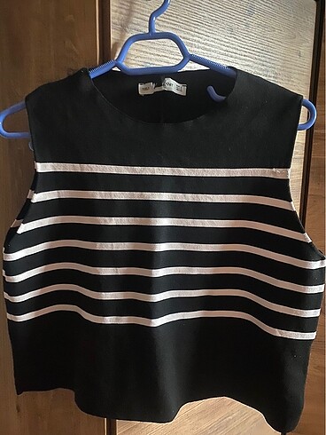 Zara Zara marka yumuşak örme triko crop