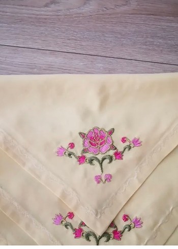 Nakışlı Erkek Mendili - Vintage Stil