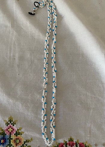 Boncuklu Turkuaz Kadın El Zinciri - Görsel 2