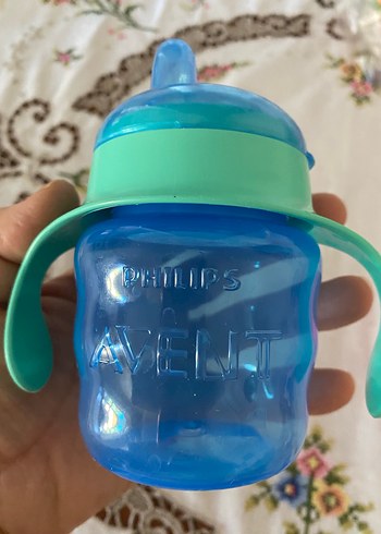 Mavi Pastel Bebek Biberonu ve Meyve Emziği - Görsel 2