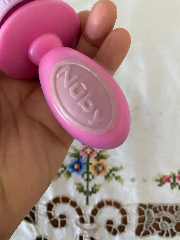 Mavi Pastel Bebek Biberonu ve Meyve Emziği - Görsel 5