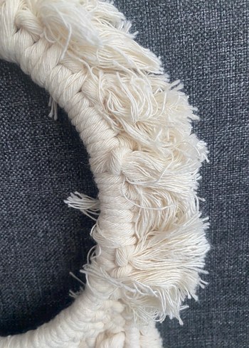 Makrome  Bej Renk dekorluk - Görsel 4