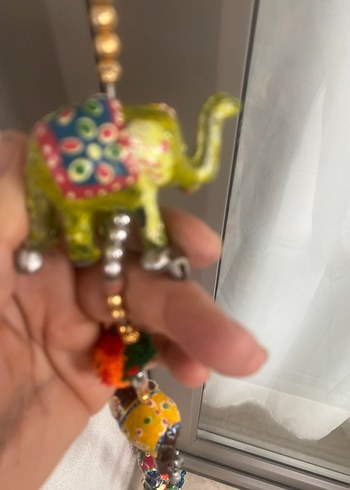 Renkli Bohem Fil Figürlü  dekorluk - Görsel 2