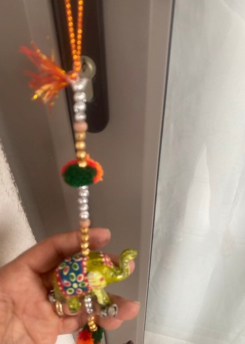 Renkli Bohem Fil Figürlü  dekorluk - Görsel 3