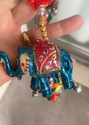 Renkli Bohem Fil Figürlü  dekorluk - Görsel 7