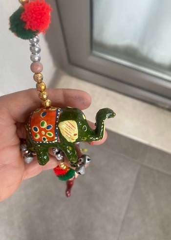 Renkli Bohem Fil Figürlü  dekorluk - Görsel 5