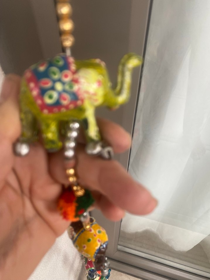 Renkli Bohem Fil Figürlü  dekorluk - Görsel 2