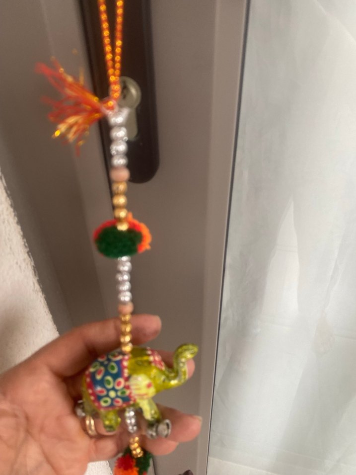 Renkli Bohem Fil Figürlü  dekorluk - Görsel 3