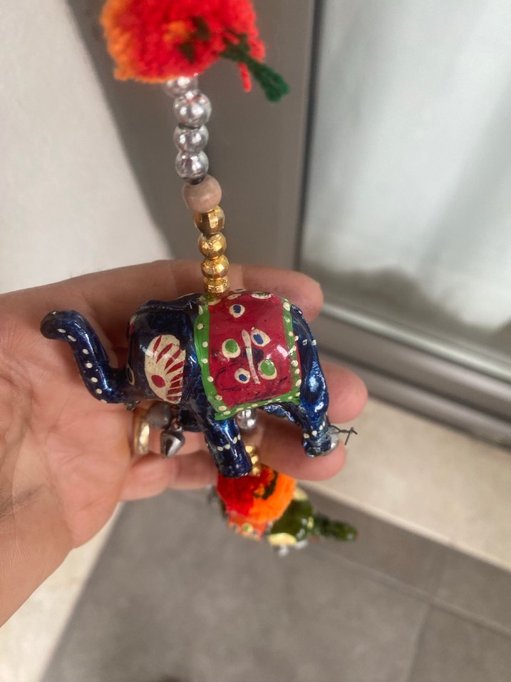 Renkli Bohem Fil Figürlü  dekorluk - Görsel 4