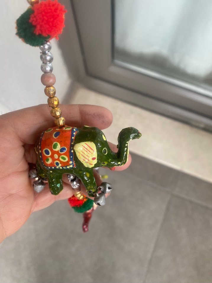 Renkli Bohem Fil Figürlü  dekorluk - Görsel 5