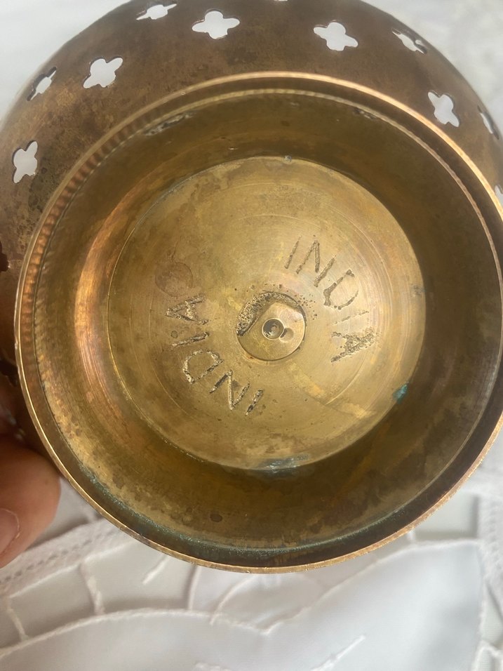 İşlemeli Bej Klasik Tabak - Görsel 4