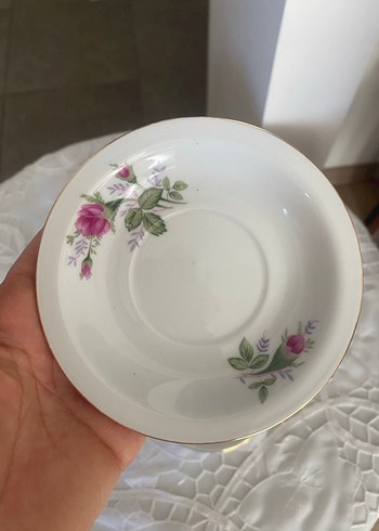 Beyaz Çiçekli 4'lü Yemek Tabağı Seti - Görsel 2