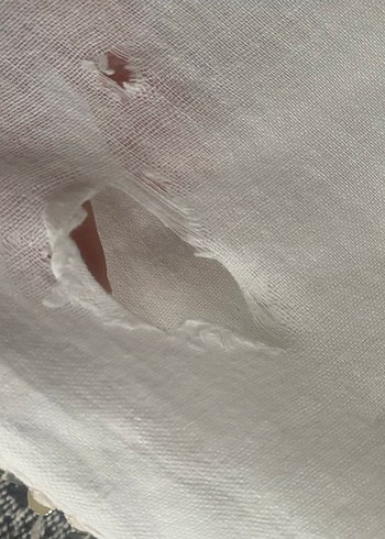 Fırfırlı Beyaz Bohem Kadın Fular - Görsel 2