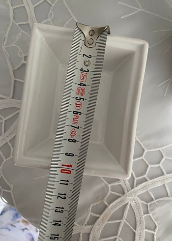 Beyaz Seramik Kare Yemek Kapları - Görsel 5