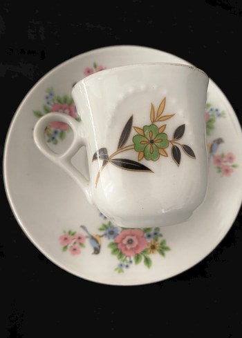 Karaca Pastel Çiçek Desenli 2'li Porselen Fincan Takımı