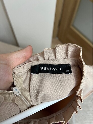 38 Beden camel Renk Trendyol tunik