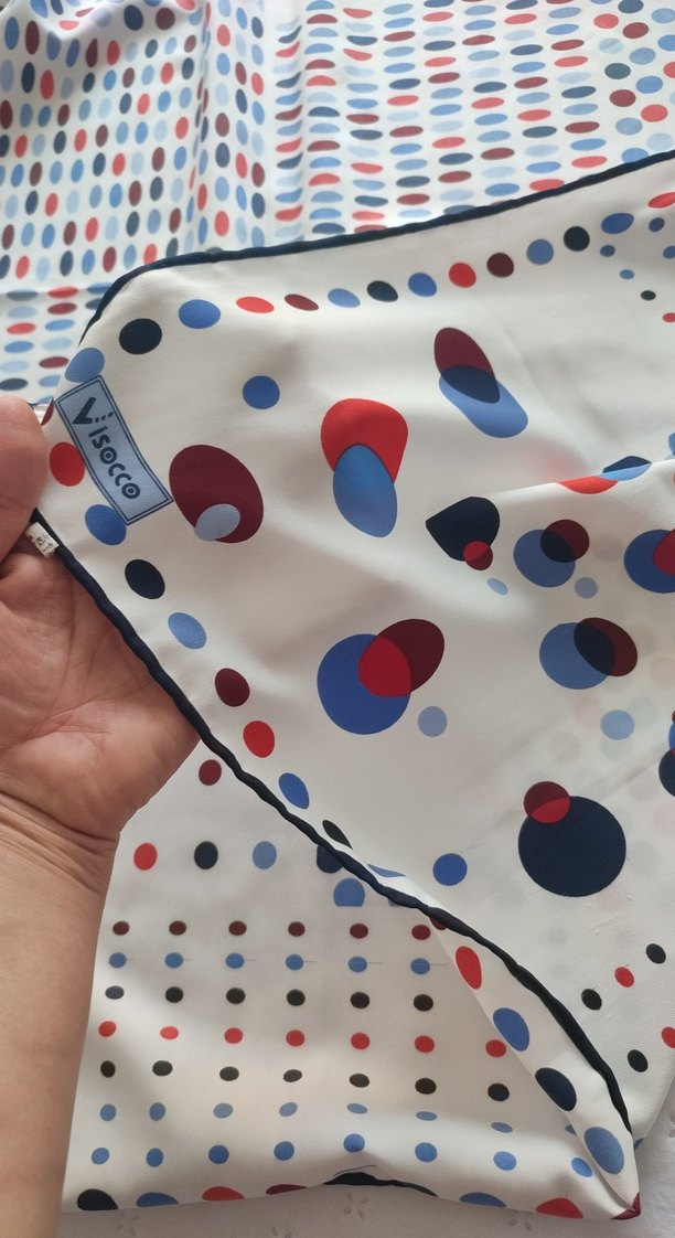 Kadın Çok Renkli Pilili Modern eşarp - Görsel 3