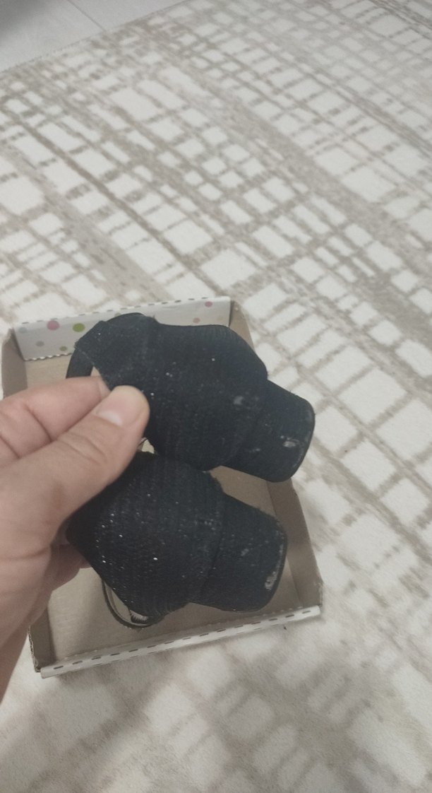 Siyah Parlak Tokalı Dolgu Topuklu Abiye Ayakkabı - Görsel 2