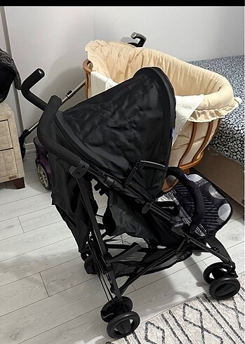 0 - 13 kg Beden siyah Renk Baston bebek arabası