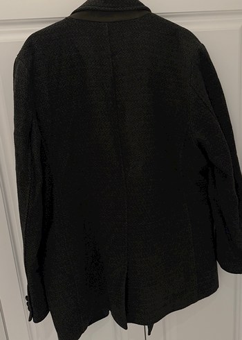 Düğmeli, Notch Yaka Kahverengi Erkek Kaban - Görsel 5