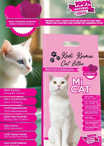 Mi Cat Aktif Karbonlu Kedi Kumu 10 L - Görsel 2