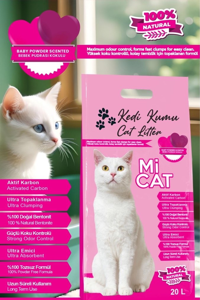 Mi Cat Aktif Karbonlu Kedi Kumu 10 L - Görsel 2