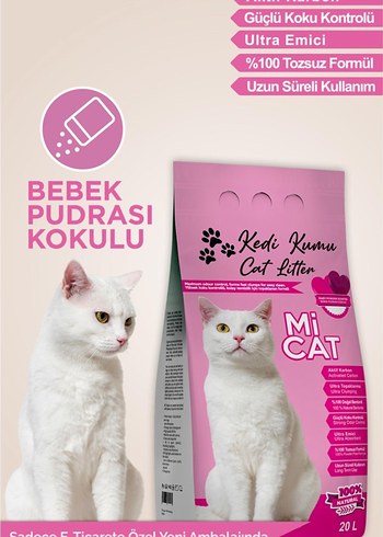 Mi Cat Aktif Karbonlu Kedi Kumu 20L - Görsel 4