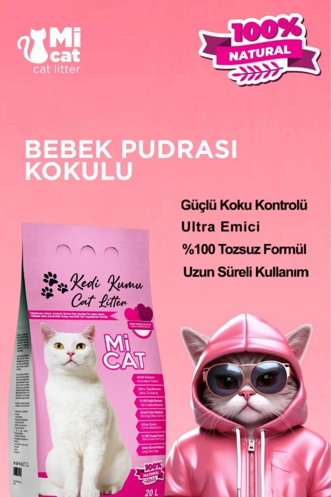 Mi Cat Aktif Karbonlu Kedi Kumu 20L - Görsel 3