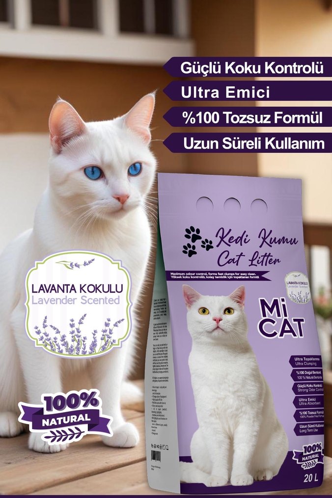 Lavanta Kokulu Ultra Emici Kedi Kumu - Görsel 2