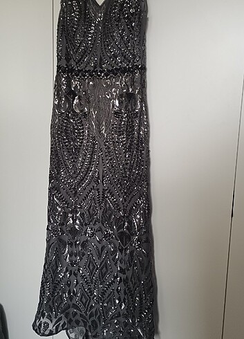 Uzun abiye elbise - Görsel 6