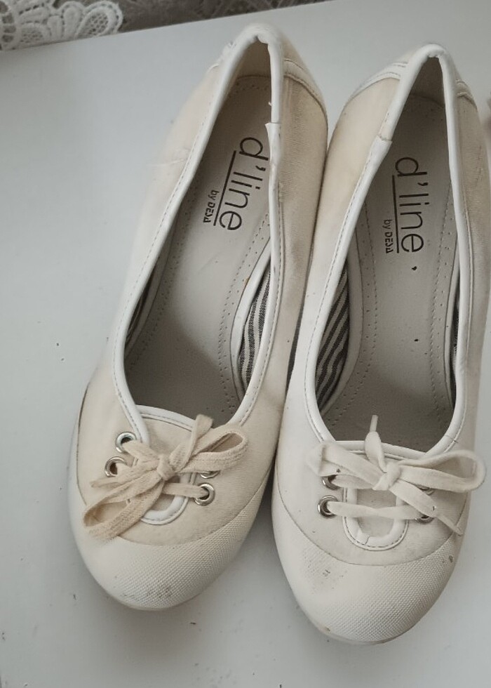 Dolgu topuk ayakkabı - Görsel 2