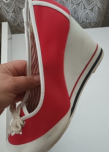 Dolgu topuk ayakkabı - Görsel 3