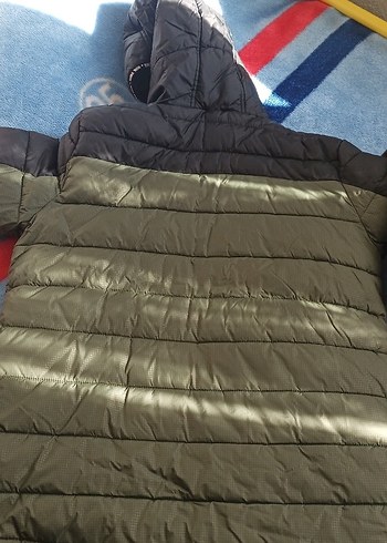 Erkek Kamuflaj Desenli Kapüşonlu Mont - Görsel 4