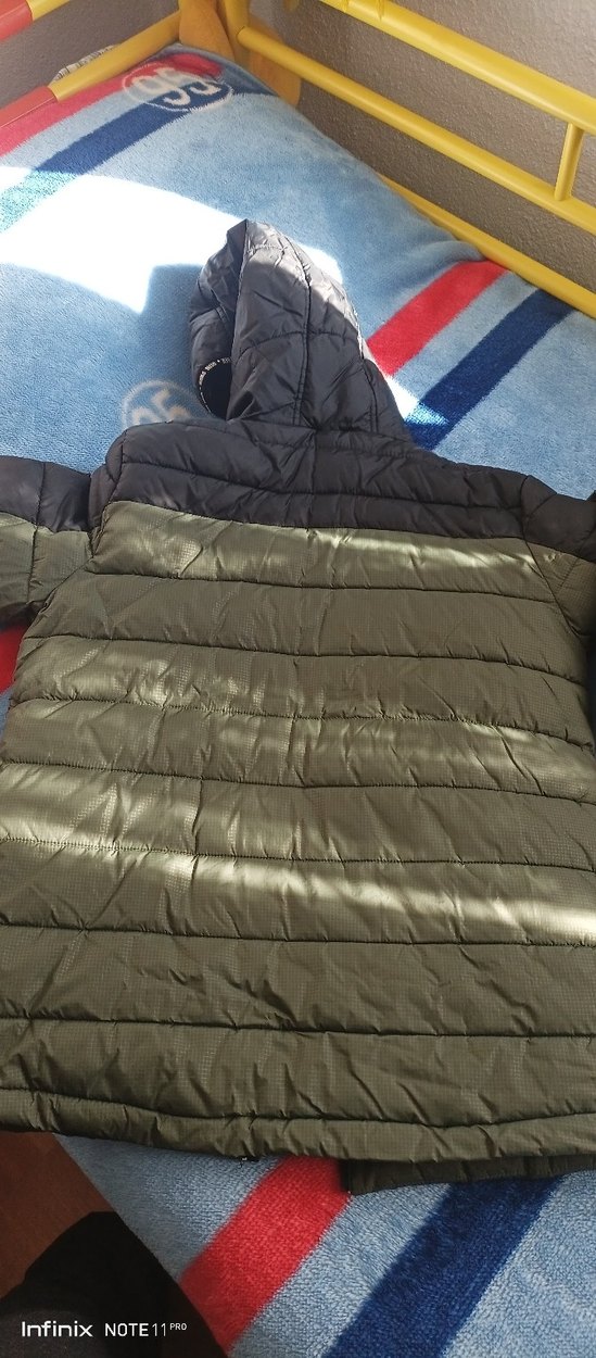 Erkek Kamuflaj Desenli Kapüşonlu Mont - Görsel 4